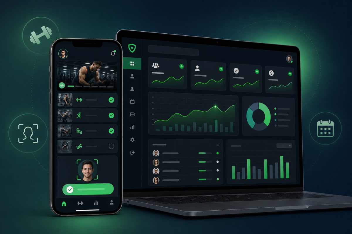 ArkGym - sistema para academia com aplicativo white label da Arkum Tecnologia